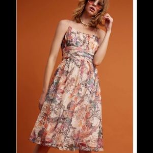 Anthropologie MAEVE Mackenzie floral lace dress